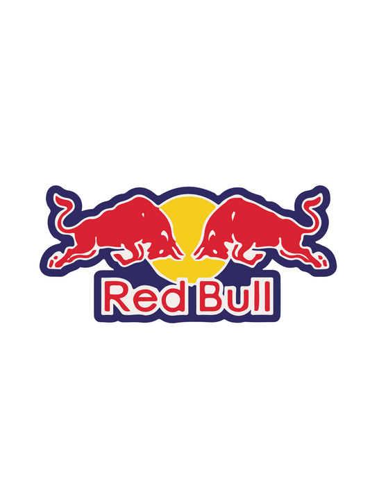3D REDBULL STICKER