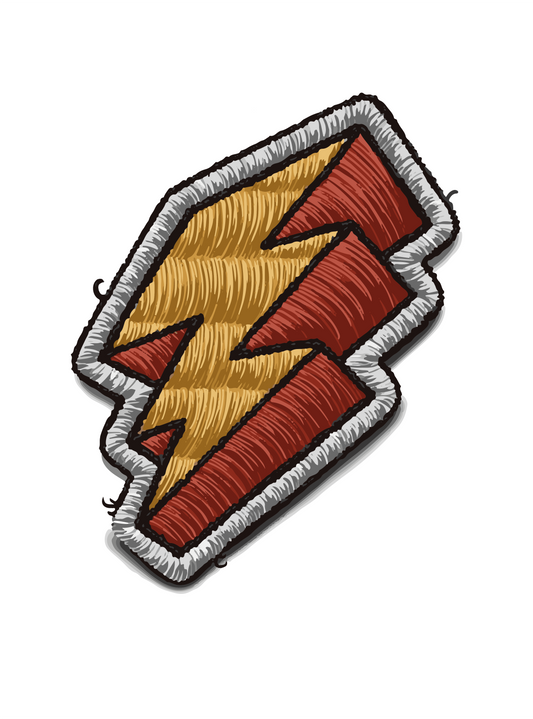 3D THUNDER STICKER