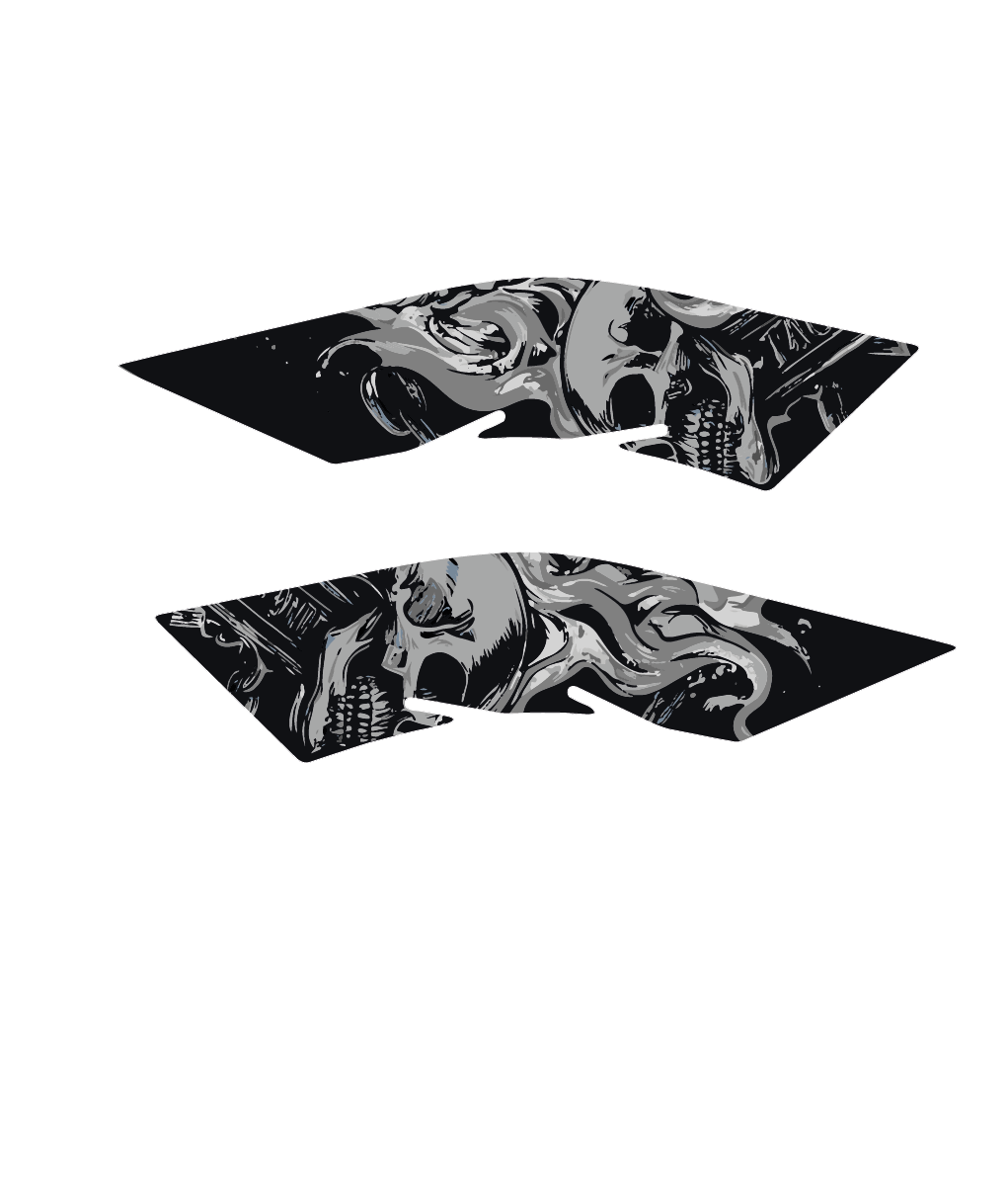 Honda PCX EAGLE AND SKULL Tank Pad Set (2021-2024)