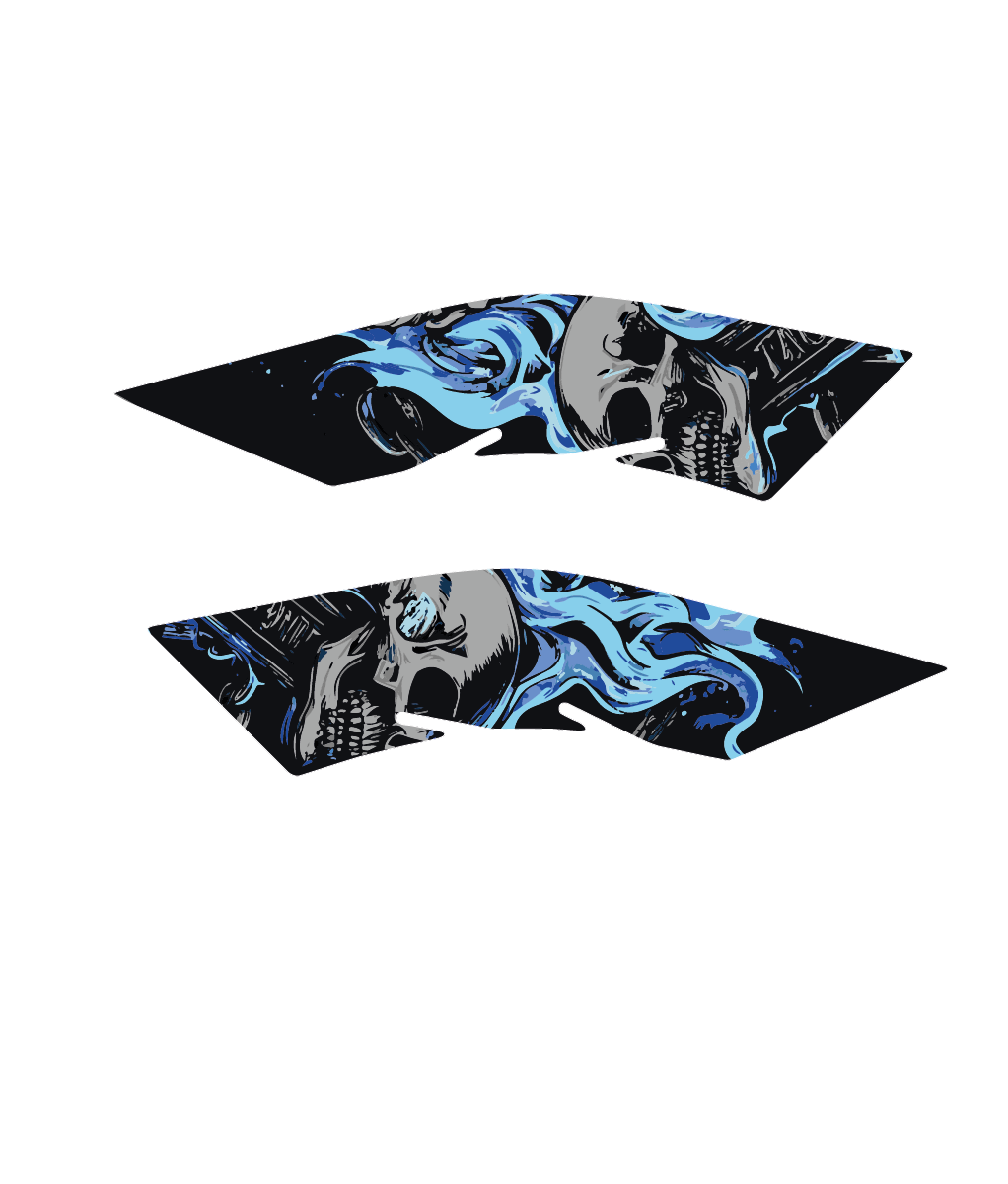 Honda PCX EAGLE AND SKULL Tank Pad Set (2021-2024)