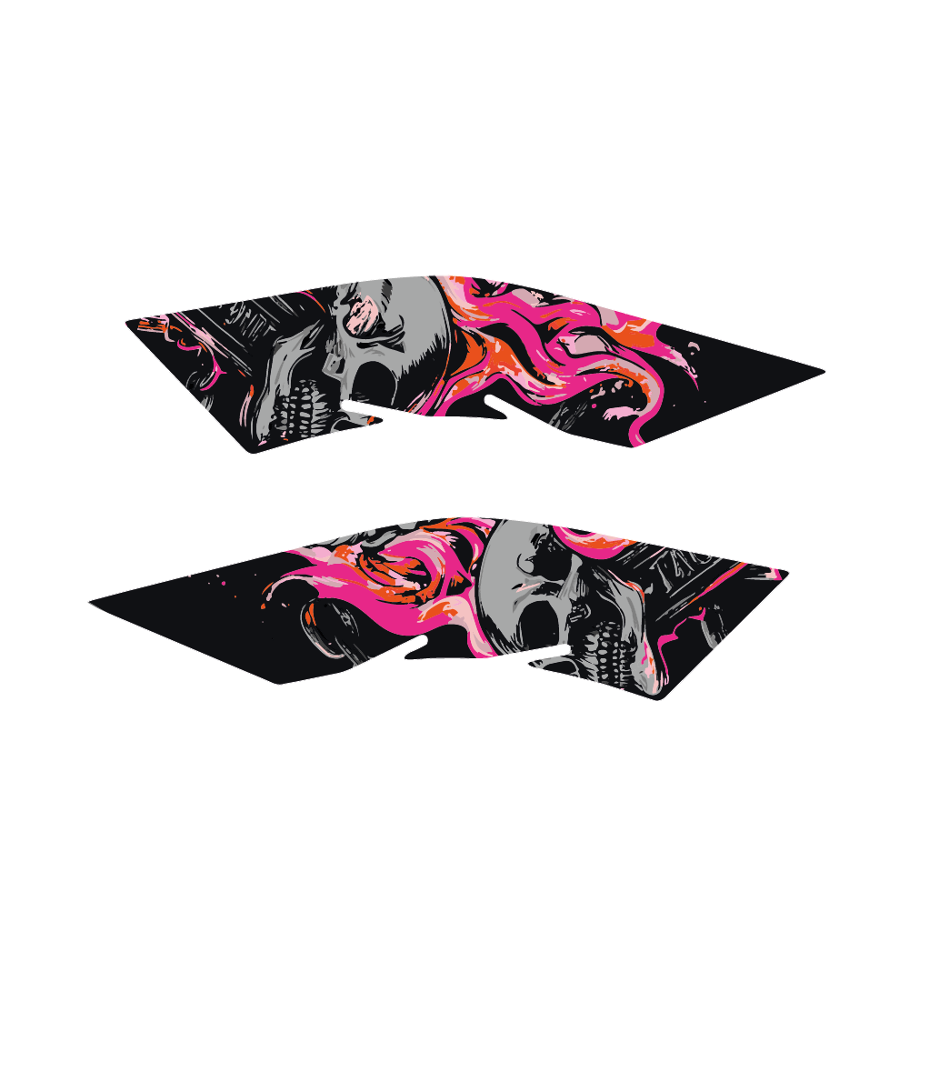 Honda PCX EAGLE AND SKULL Tank Pad Set (2021-2024)