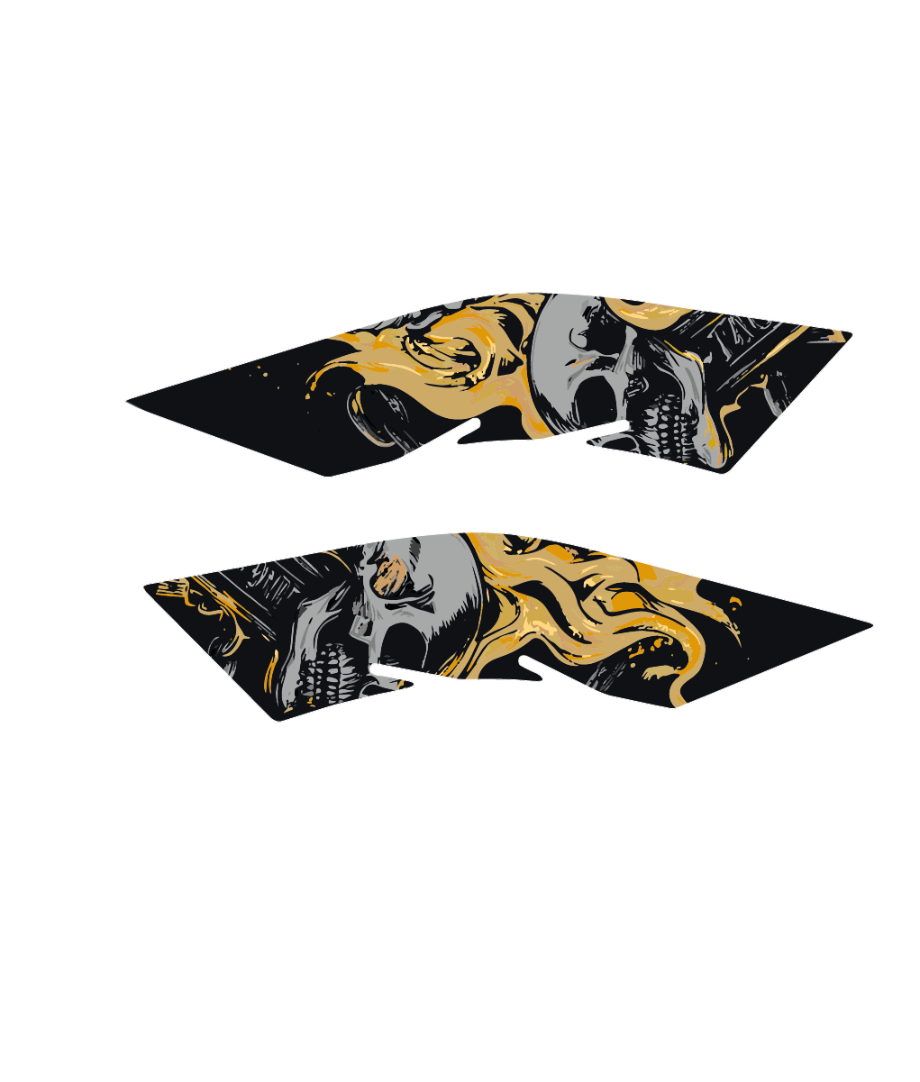 Honda PCX EAGLE AND SKULL Tank Pad Set (2021-2024)