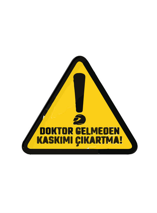 3D KASKIMI ÇIKARMA STICKER