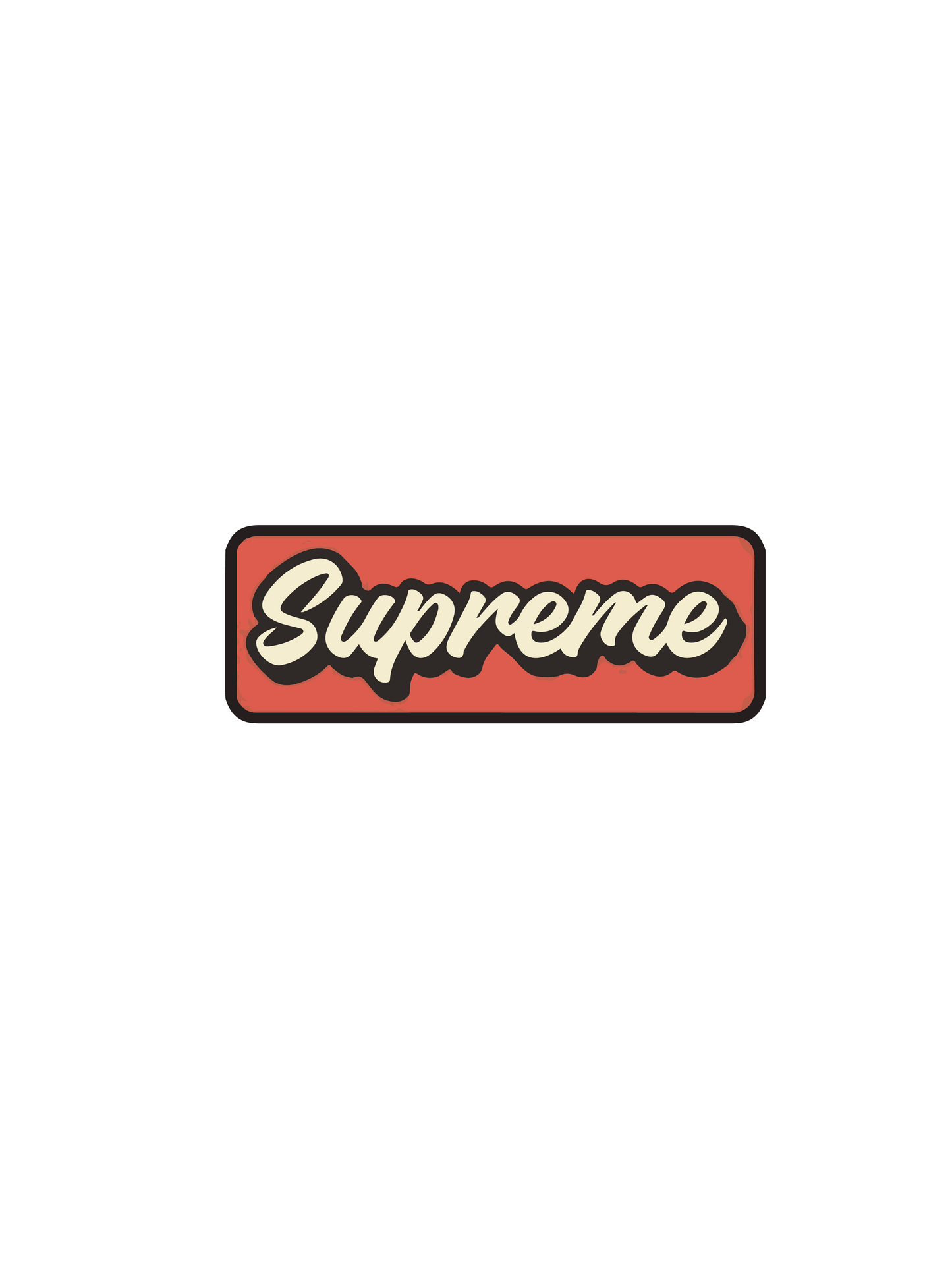 3D SUPREME STICKER