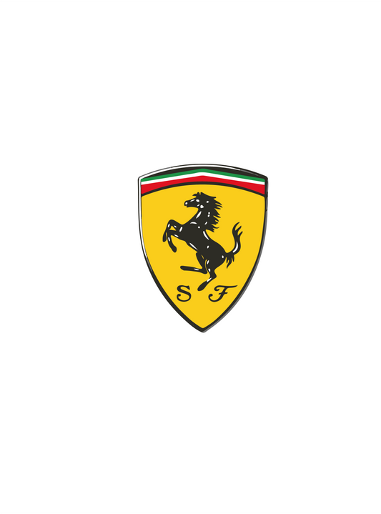 3D FERRARİ LOGO STICKER