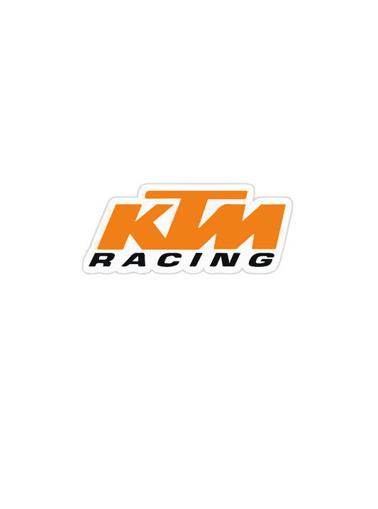 3D KTM RACING STICKER
