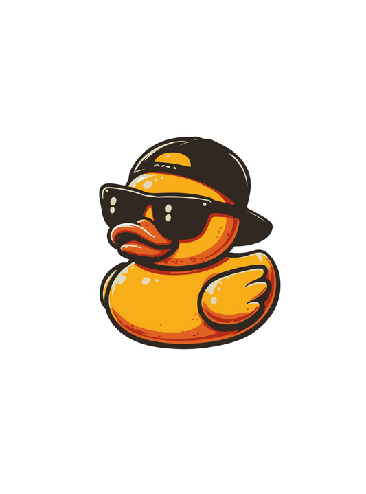 3D DUCK STICKER