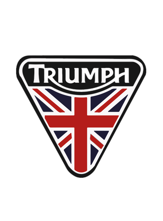 3D TRIUMPH LOGO STICKER