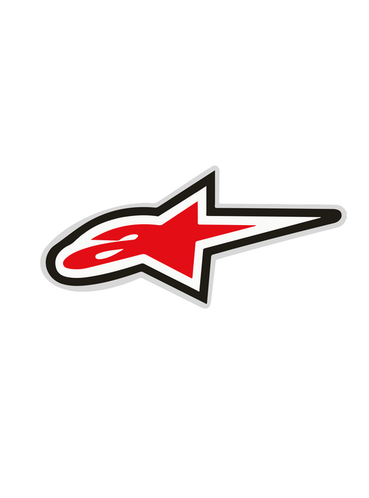 3D ALPINE STARS LOGO STICKER