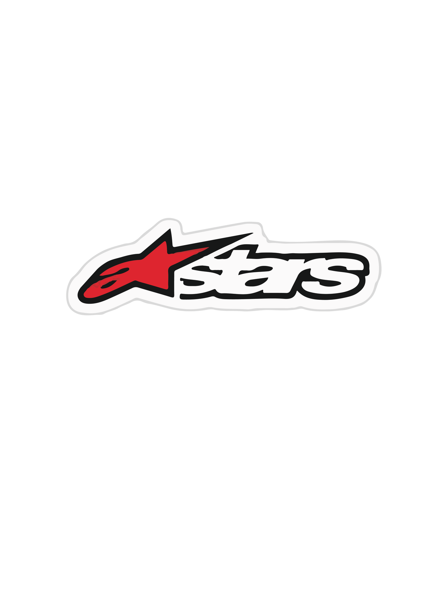 3D ALPINE STARS LOGO 2 STICKER